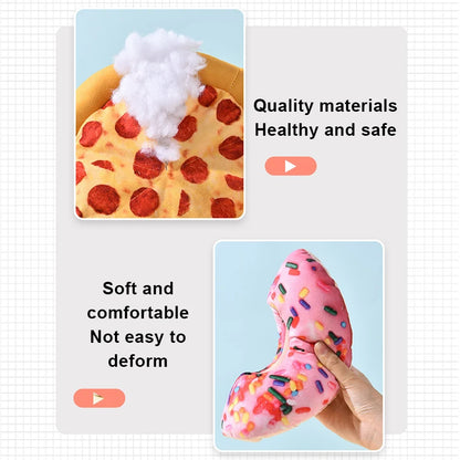 Interactive Foodie Series: Pizza & Doughnut Squeakers