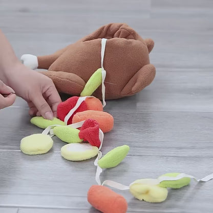 Turkey Feast Snuffle Toy: IQ Training & Foraging